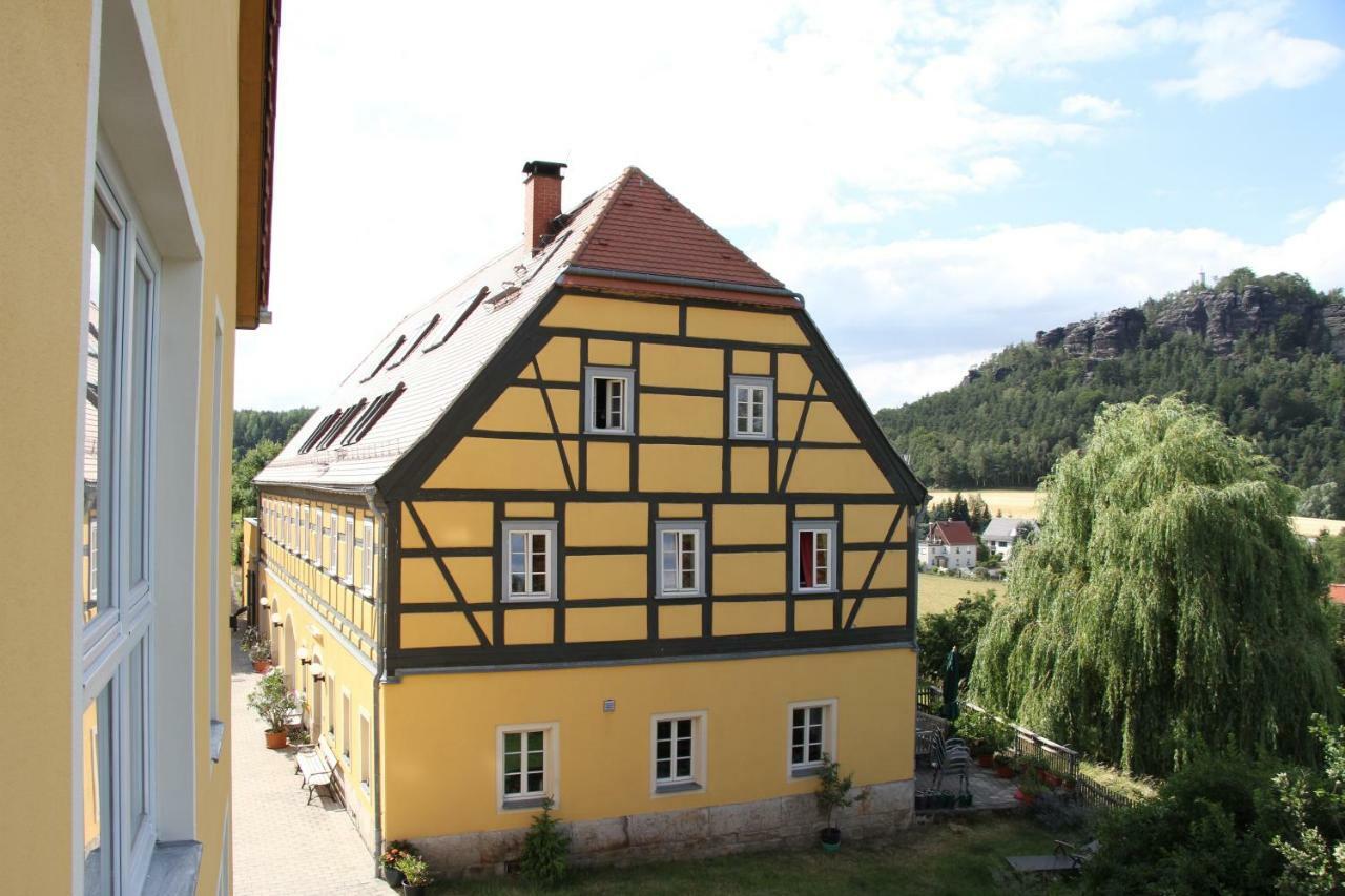 Ferienwohnung Alter Gutshof Papstdorf Exterior foto